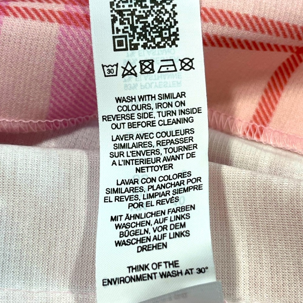 ASOS Design Pink Plaid Oversized Longline Blazer US 6 Preppy Chic - Picture 9 of 9